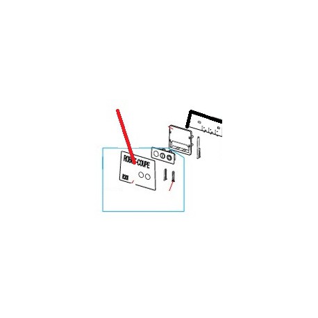CLAVETTES PLASTRON R302 ORIGINE ROBOT COUPE - EBOB7185