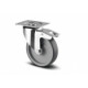 CASTORS SWIVEL STEEL ZINGUE BANDAGE RUBBER Ã­100MM WITH - TIQ65577
