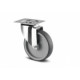 WHELL SWIVELLING Ø125 GREY STEEL EMBOUTI