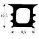 TUERDICHTUNG OBEN -METERWARE- - TIQ65253