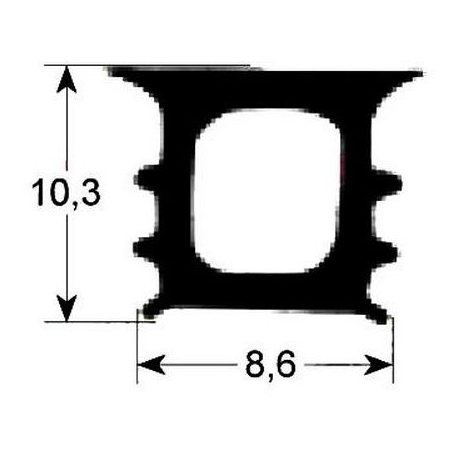 TUERDICHTUNG OBEN -METERWARE- - TIQ65253