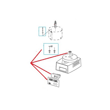 ENS SUP MOT R201 ORIGINE ROBOT COUPE - EBOB6630