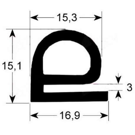 GUARNIZIONE DEL PORTELLO - TIQ65281