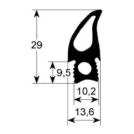 GUARNIZIONE DI PORTA 20X1/1 TIPO 201 - TIQ65206