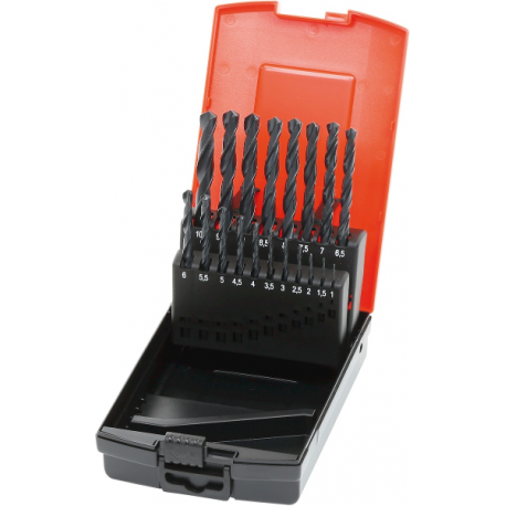 BOX OF 19 DRILLS HELICOIDAIX HSS Ã­ 1 - TIQ65823