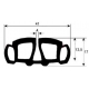 JOINT DE VITRE SIMPLE GLAS - TIQ65364