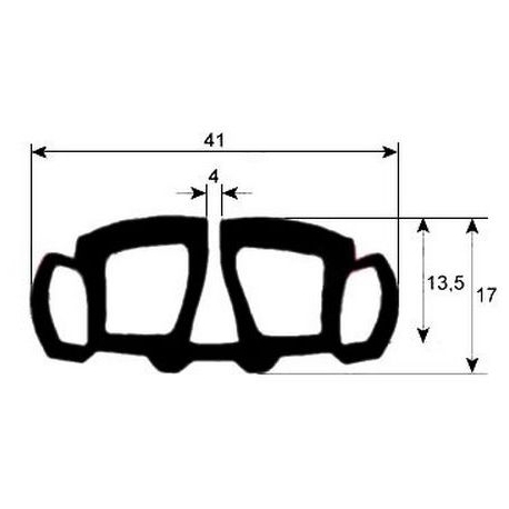 JOINT DE VITRE SIMPLE GLAS - TIQ65364