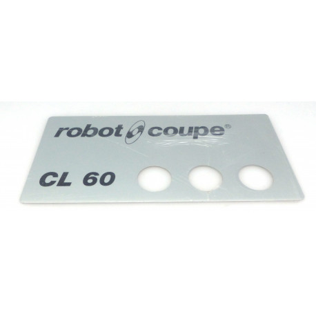PLAQ FRONT CL60D GENUINE ROBOT CUTS - EBOB8273
