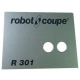 PLATES FRONTAL R301B GENUINE ROBOT CUTS