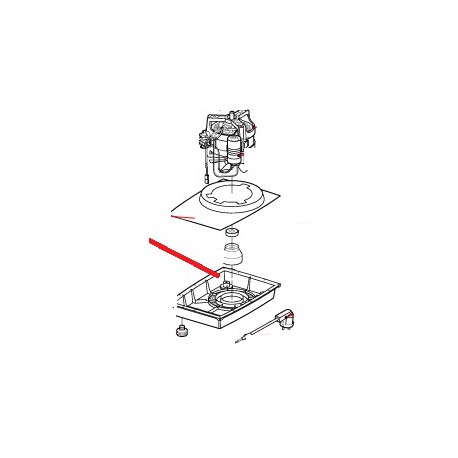 TAMPON CAOUTCHOUC 35X9 ORIGINE ROBOT COUPE - EBOB8711