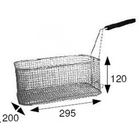 PANIER DE FRITEUSE 295X200X120 - TIQ65447