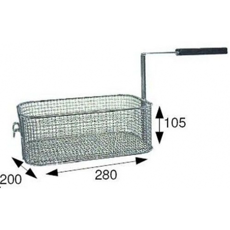 FRYER BASKET 200X280X115 - TIQ65440