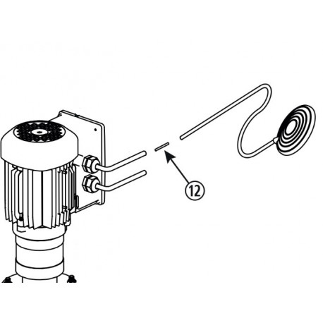 PACK OF OF 3 FITTING TUBE/PEDALE OF CONTROL - OE750 PHASE - GRQ6779