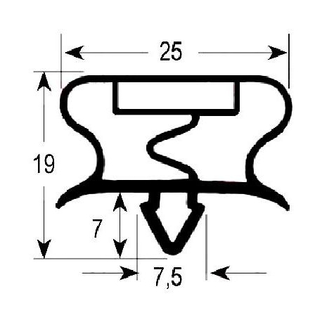 GUARNIZIONE CASSETTO 1/2 TR EN - SEYQ6759