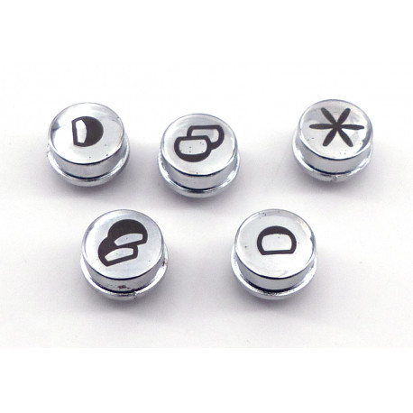 SERIE DE 5 BOUTONS POUSSOIR MODELE VERTICALE ORIGINE - ORQ8287