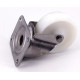 WHITE POLYAMIDE SWIVEL ROLLER Ã100M