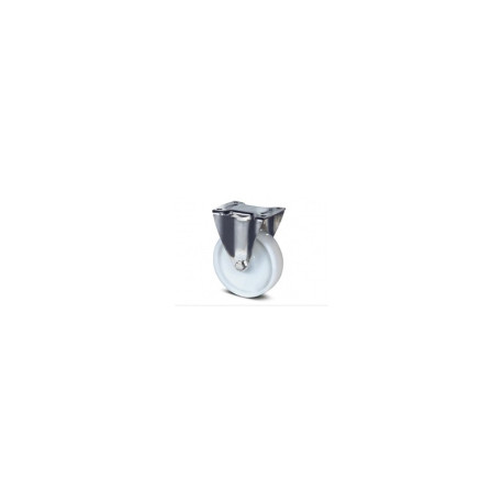 FIXED CASTER FOOD STAINLESS Ã˜100. - TIQ60266
