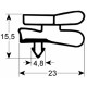 DICHTUNG VON TURE AB/ABX700 L:1532MM L:630MM - VNQ6358