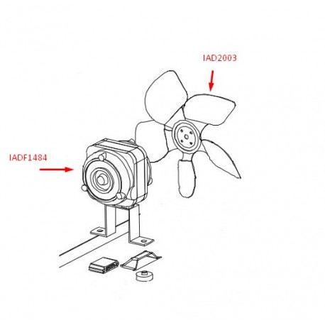 PROPELLER PLASTIC - 200MM / 28ø GENUINE IARP - VNQ7558