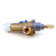 ROBINET GAZ PEL 21/S SORTIE VEILLEUSE RAC TC M8X1 AXE 8X6.5MM
