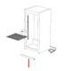 GRILLE ANTERIEURE PLEINE BLANC (SANS PASSAGE TUBE VIDANGE) - VNQ7470