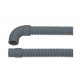 ROHR VIDANGE 24X1500 MM MANCHON DROIT INT 19 MM MANCHON COUDé INT 21.5 MM 