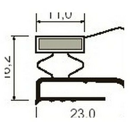 JOINT PLAT BLANC AIMANTE PAR - TIQ63980