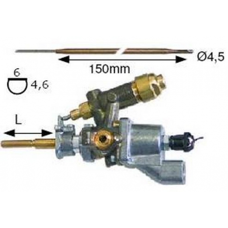 RUBINETTO TERMOSTATICA TMAXI 300Â°C CAPILLARE 850MM BULBE:150 - TIQ6269