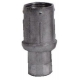 JACK FOR TUBE ROUND Ø40MM H:31MM REG . CONNECTOR STAINLESS C