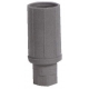 JACK FOR TUBE ROUND Ø38MM COMPOSITE GREY H35/REG27MM 90K