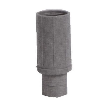 GREY COMPOSITE FOOT ROUND TUBES Ã˜38MM H35MM REG27MM - TIQ62181