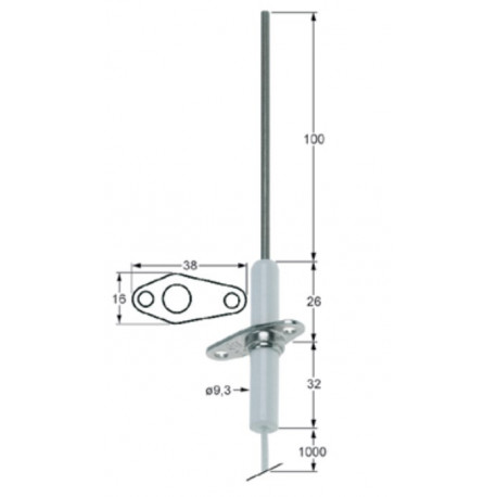 ELECTRODE IONISATION AV FIL TURBO FRIT - T752081