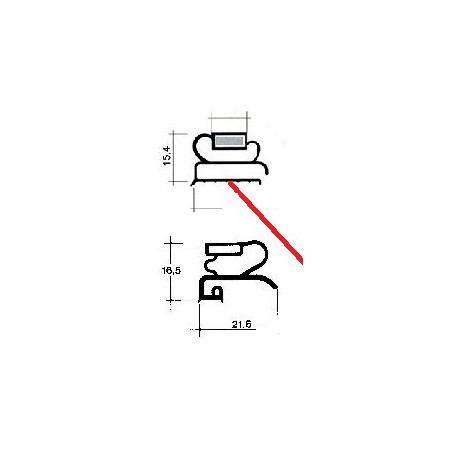 CADRE BLANC 610X450MM HORSTOUT - TIQ62063