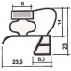 PROFIL PVC A CLIPSER L 2.55M - TIQ62865