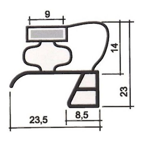 PROFIL PVC A CLIPSER L 2.55M - TIQ62865