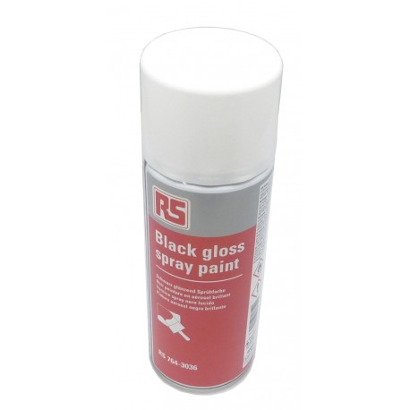 BOMBE PEINTURE NOIR BRILLANT - IQ6018