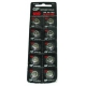 LOT DE 10 PILES LR54
