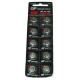 LOT OF 10 BATTERIES LR54 - IQ399