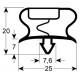 DICHTUNG MAGNETIC 695 X 424MM HERKUNFT GAMKO - TZQ6593