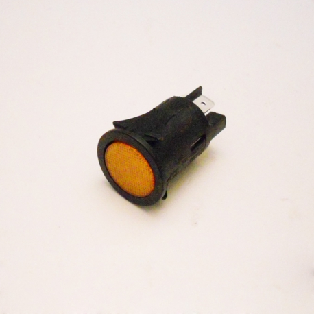 INTERRUPTOR 2 POLOS AMARILLO LUMINOSO 16A 250V Ã˜25MM 120Â°C - OQ662