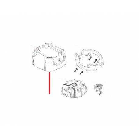 COUVERCLE SUPERIEUR GWD350 ORIGINE NILFISK - AVQ8853
