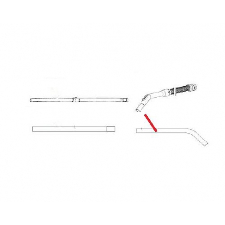 TUBO INCURVATO ACCIAIO Ã˜ 40MM GWD 350 - AVQ8868