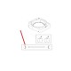 ROUE PIVOTANTE COMPLETE UZ934 / GW210 /GWD ORIGINE NILFISK - AVQ8964