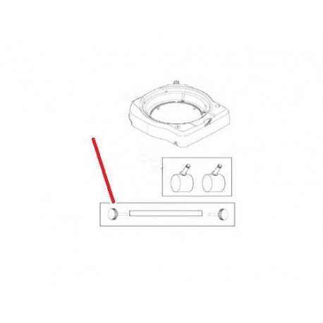ROUE PIVOTANTE COMPLETE UZ934 / GW210 /GWD ORIGINE NILFISK - AVQ8964