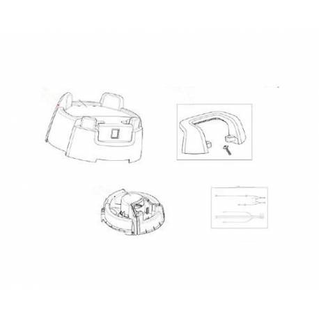 TORON DE CABLE + CONDENSATEUR ORIGINE NILFISK - AVQ8917