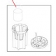 FLOTEUR GWD320 - 335 ORIGINE NILFISK