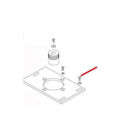 VIS H M8X16 INOX K55 J X10 ORIGINE DITO SAMA-ELECTROLUX - QFQ5Q5943
