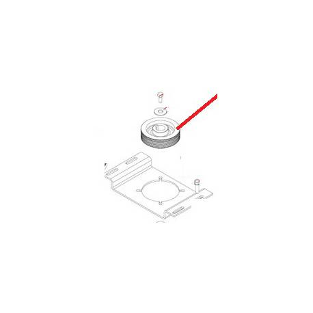 SCREW H M6X16 STAINLESS K55 J X10 GENUINE DITO SAMA-ELECTROLUX