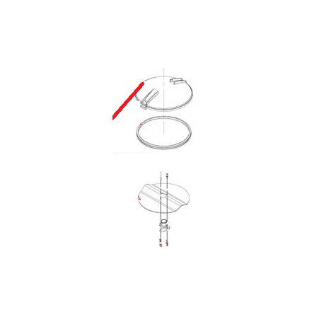 ECROU HU M5 INOX TR21 J X10 ORIGINE DITO SAMA-ELECTROLUX - QFQ5Q5024