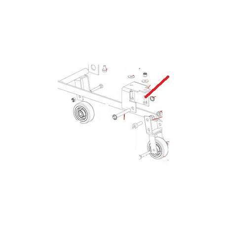 VIS H M6X45 INOX J X10 ORIGINE DITO SAMA-ELECTROLUX - QFQ5Q5044